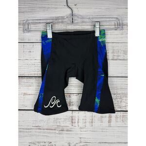 Dolfin Little Boys Swim Jammers Black Blue Side Size 22 Athletic Stretch Trunks